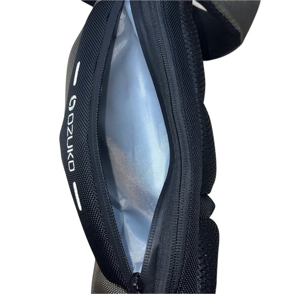 Ozuko Green Waterproof Fabric Anti-Theft USB Port Compact Crossbody Backpack - Picture 11 of 14